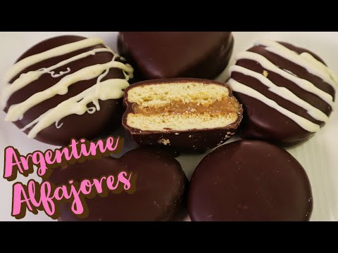 Addicting Argentine Alfajores: Chocolate-Covered Shortbread Cookies with Dulce de Leche Filling