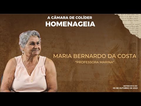 Maria Bernardo da Costa - Professora Marina