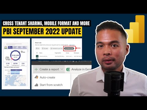 Cross Tenant Sharing, Auto Create Reports AND MORE // Power BI September 2022 Feature Summary Update