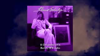 Klaus Schulze - Berlin III (Live SFB Radio, Berlin 1976)