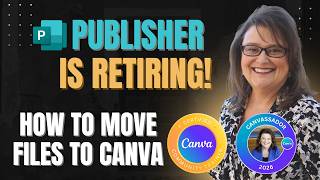 Microsoft Publisher is Retiring | Try Canva.com | Upload PDF Versions 
