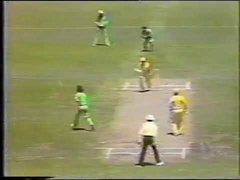 Benson & Hedges World Series Cricket 1981/82; Run out #1, Raja OR Akhtar