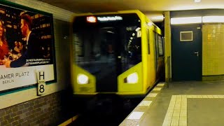 🚇 BVG HK arriving at POTSDAMER PLATZ (Berlin U-Bahn)