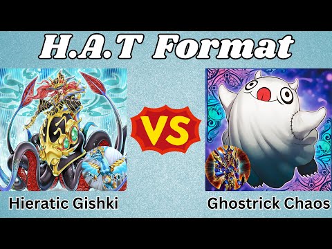 Hieratic Gishki Vs Ghostrick Chaos (Ft Hands)! | HAT Format Replay Review! | (2014 Yu-Gi-Oh! WCQ)