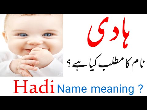 Hadi name meaning in Urdu | Muslim boys beautiful names with urdu meaning
