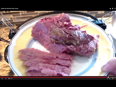 perfect corn beef with portion control