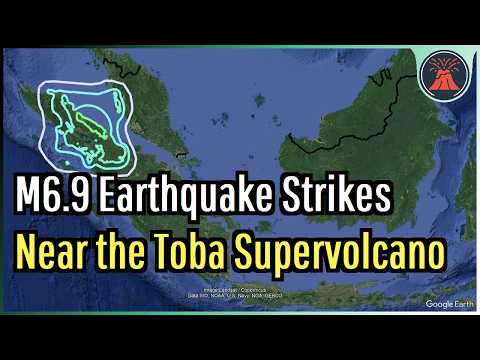 Strong M6.9 Earthquake Strikes Near the Toba Supervolcano