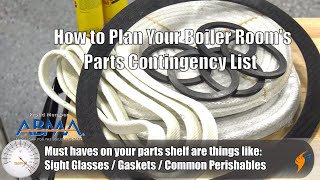 How to Plan Your Boiler Room's Parts Contingency List - Boiler Point