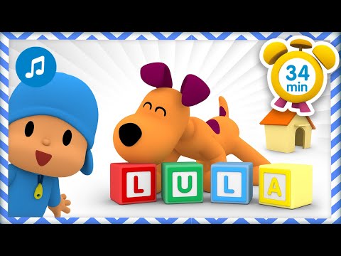 🐕 🎵 CANCIONES INFANTILES de POCOYÓ - Lula [ 34 minutos ] | Caricaturas y dibujos animados