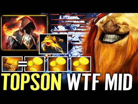 🔥 TOPSON Brings Earthshaker MID Again — 9min Blink + Cloak of Flames BKB WTF Hard Game Dota 2 Pro