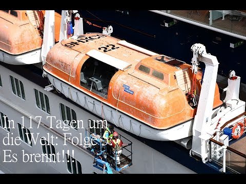 ES BRENNT??!! Feuer an Bord? Wir sinken! #panik! - In 117 Tagen um die Welt - Weltreise 2018/19