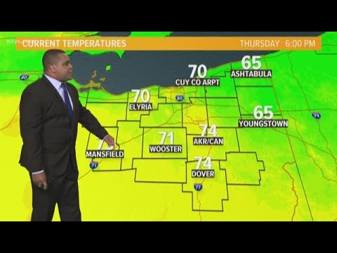 6 p.m. weather forecast for October 10, 2019