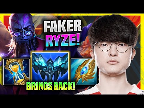 FAKER BRINGS BACK HIS ICONIC RYZE! - T1 Faker Plays Ryze Mid vs Akshan! | Season 11