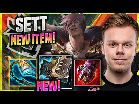 WUNDER IS A BEAST AS SETT WITH NEW ITEM! - G2 Wunder Plays Sett TOP vs Fiora! |