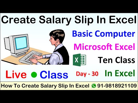 Salary Slip In Excel Employee Code Basic Salary DA LTA PF E S I LD LDA Gross Salary Tax