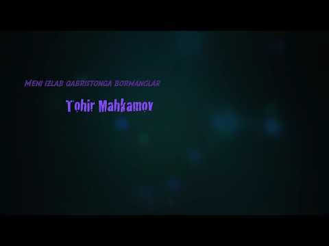 Meni yoqlab qabristonga bormanglar