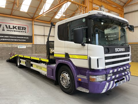 New In Stocklist For Sale: SCANIA 124L 360 4X2 BEAVERTAIL – 1999 – T684 JVU