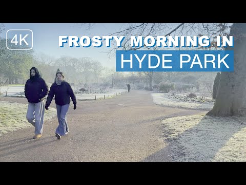 Winter Morning Walk in Hyde Park | London Walking Tour