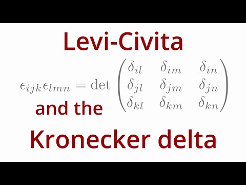 The Remarkable Relationship between the Levi-Civita Symbol and the Kronecker Delta | Deep Dive Maths