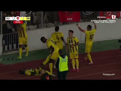GOOOL! U Cluj - Dinamo 0-1. Pop marchează în penultimul minut regulamentar