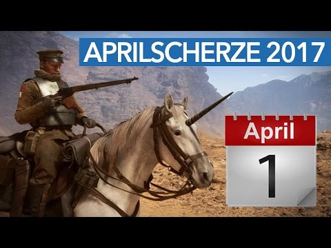 Die besten Spiele-Aprilscherze 2017