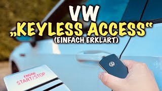 VW Keyless Access deutsch erklärt #vw