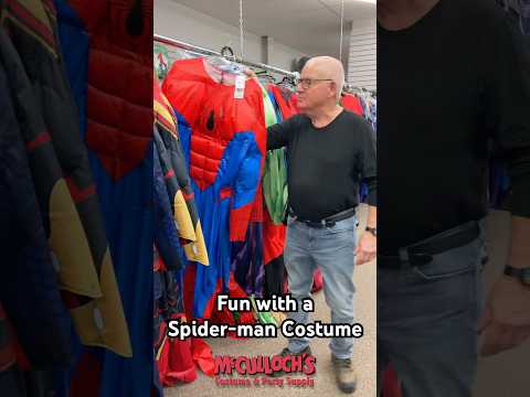Having fun with a Marvel Spider-man costume. #shortvideo #spiderman #costume