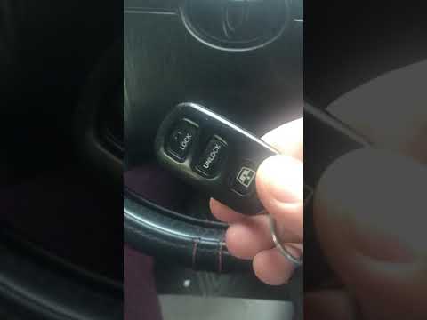 1999-2002  4Runner 3rd gen key fob programming with a failing door actuator