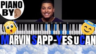 Learn To Play &quot;Yes You Can&quot; - Marvin Sapp - Piano Chord Voicings 🎹🙌😇🔥