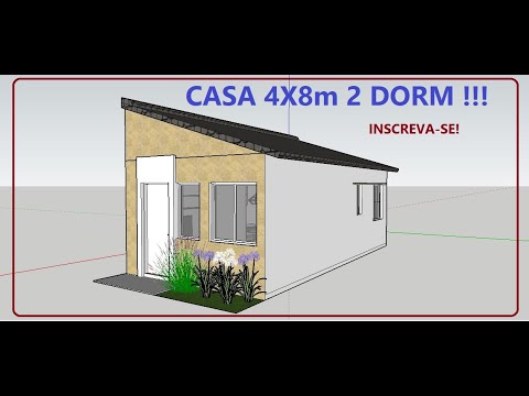 CASA 4x8 m 2 DORM!!!