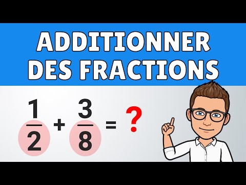 Additionner des fractions ✅ exemples faciles | Maths