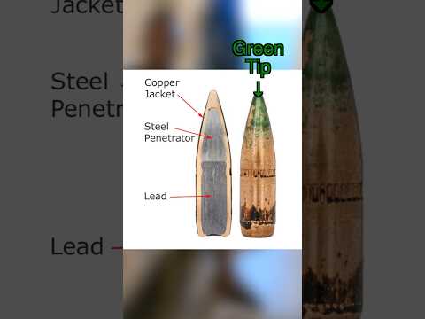 Bullet Breakdown: Green Tip 5.56mm Vs. FMJ Ammo Explained” | M855 Armor Piercing Rounds  #guns
