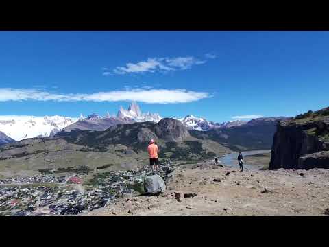 El Chaltén vista do céu | Drone sobre o Mirador El Paredón (Patagônia)