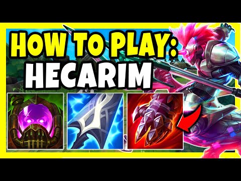 How To Play Hecarim Jungle In Season 12! Challenger Build, Items & Runes! - League of Legends
