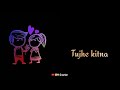 Tujhe Kitna Chahne Lage Hum WhatsApp Status Video Black Screen Video Kabir Singh