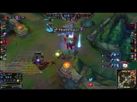 Yasuo Penta Kill - Free Penta - Thanks Garen!