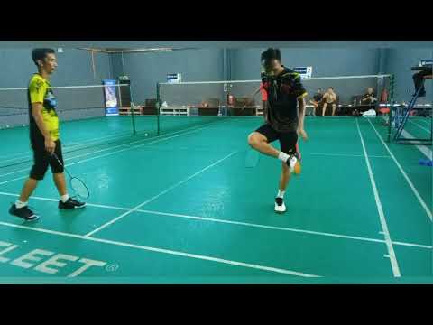 Badminton QF Men's Double Bakat Baru Puchong Tournament - Syed Muzir / Asraf Sadan Vs Hashim Azmir