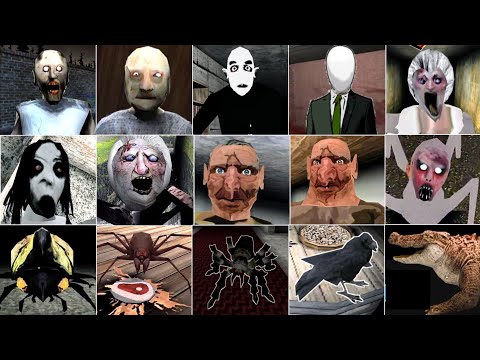 All Dvloper Games Characters & All Dvloper Pets | Slenderman - Granny 1.8 - The Twins - Slendrina