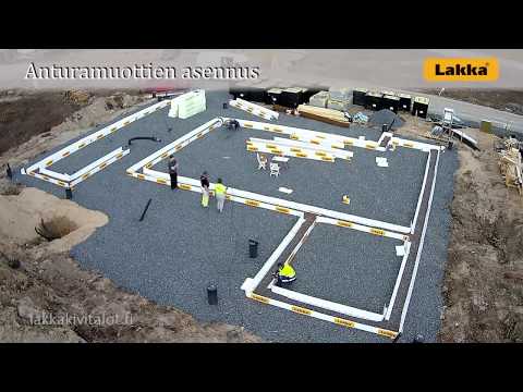 Lakka Kivitalon rakennusprojekti, osa 1, anturat (timelapse)
