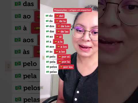 Preposições + artigos em espanhol