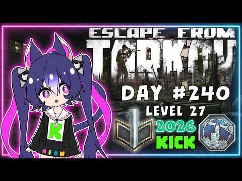 Escape from Tarkov | Prestige 1 | Level 27 PvP Solo | ASh-12 VTuber | Day 240 thumbnail