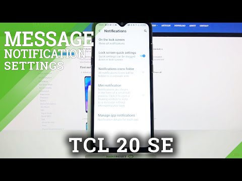How to Deactivate Pop-Up Notifications on TCL 20 SE – Turn On Apps Messages