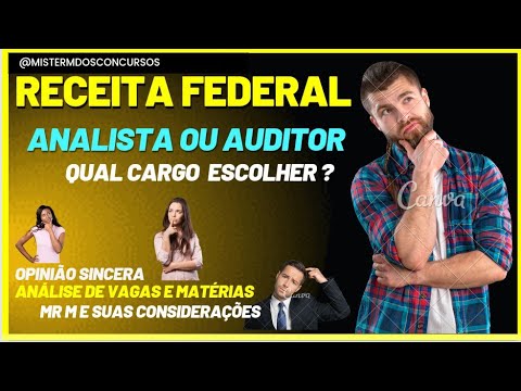 RECEITA FEDERAL!!! Analista x Auditor ou nenhum dos dois? eis a questão!!!