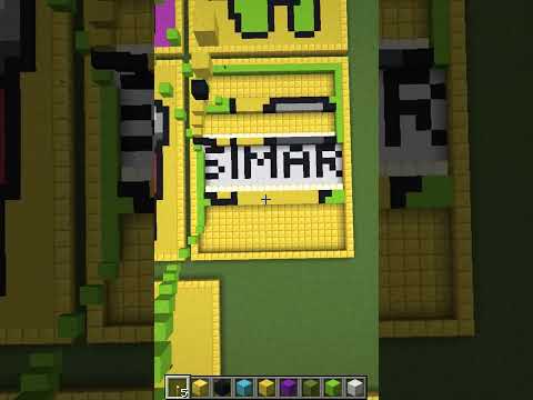 SIMAR GAMING - Minecraft Falling Among Us Yellow Sand Art #shorts #minecraft #ytshorts #amongus