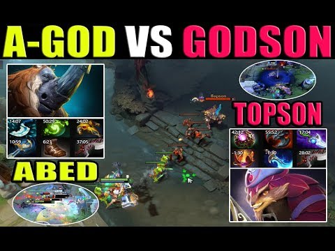THE BATTLE OF THE GOD'S - ABED VS TOPSON - DOTA 2 DOTA 2