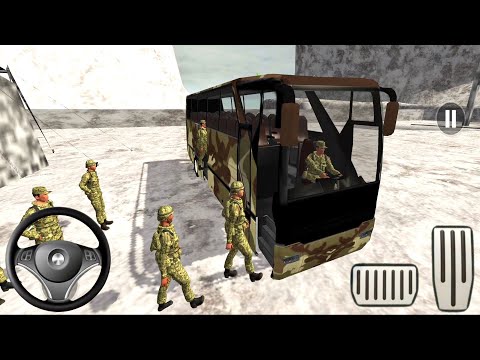 Army Bus Driver 2021 - Real Military Coach Bus Simulator Android Gameplay