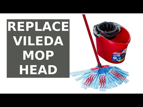 How To Replace Vileda Supermocio 3Action  Mop Head