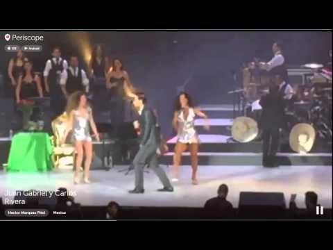 CARLOS RIVERA y Juan Gabriel en el Auditorio Nacional