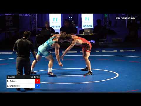 195 Lbs Final Evan Bates Indiana Vs Seth Shumate Ohio