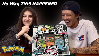 Unboxing Pokemon Cards: Black Bolt & White Flare Poster Collection